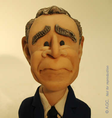 worried Bush